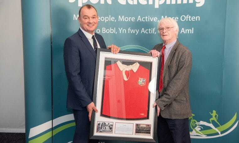 Historic Lions jersey found during demolition work returned to Pask family