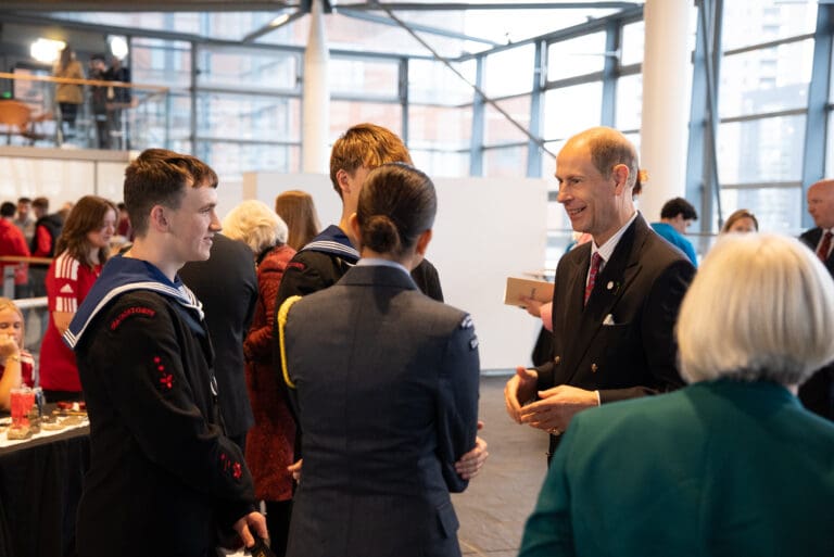Duke of Edinburgh joins young people in Cardiff to celebrate DofE in Wales