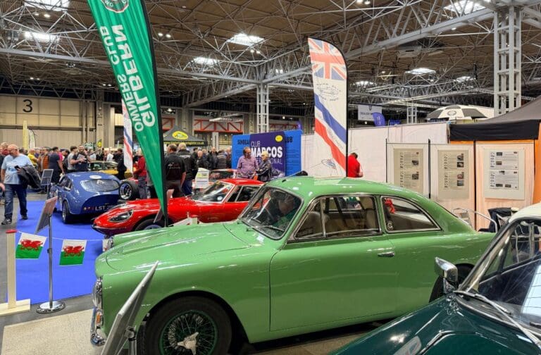 Historic Welsh car Gilbern shines at UK’s biggest classic motor show