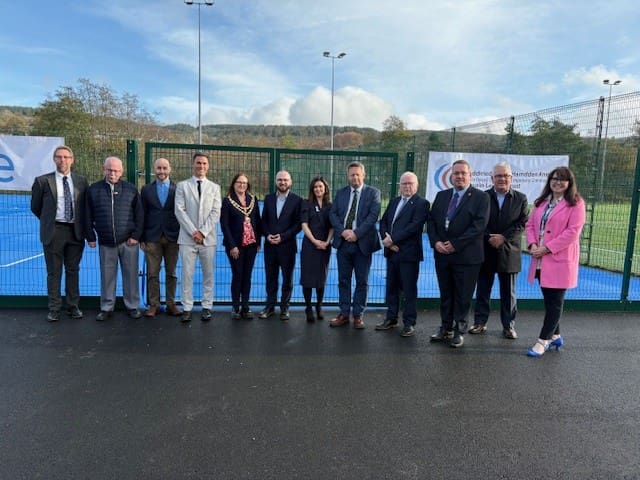New sports facilities unveiled in Tredegar with major investment