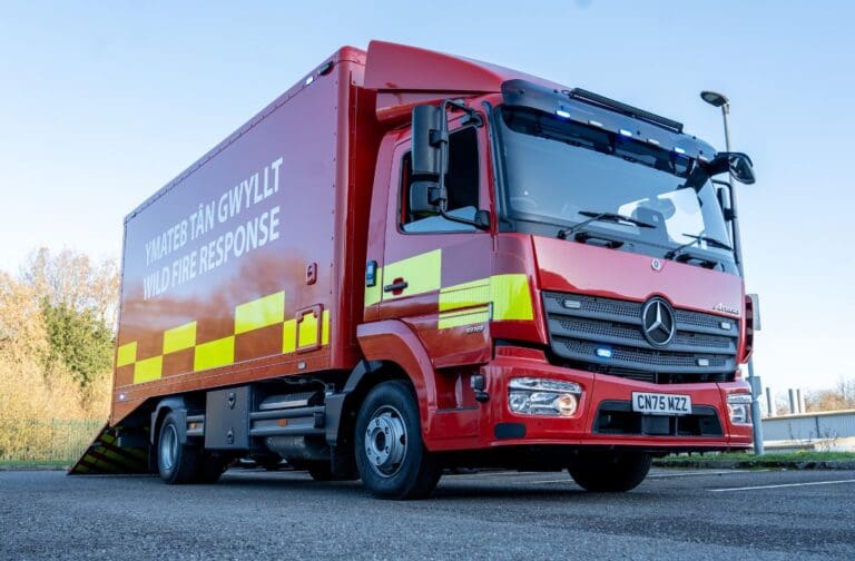 Welsh fire service unveils UK’s first welfare and wildfire response vehicle