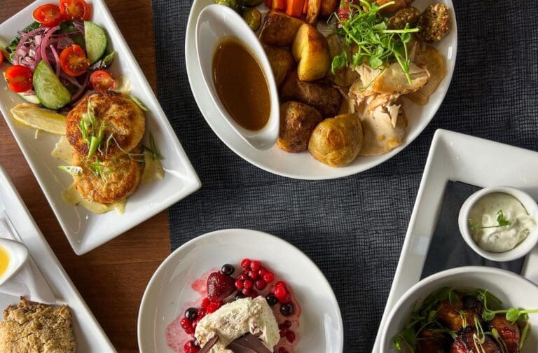 You can now enjoy a full Christmas dinner on a train in Wales