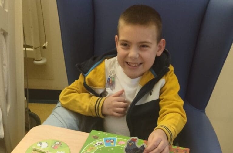 Bridgend boy looks forward to first Christmas at home after life saving kidney transplant