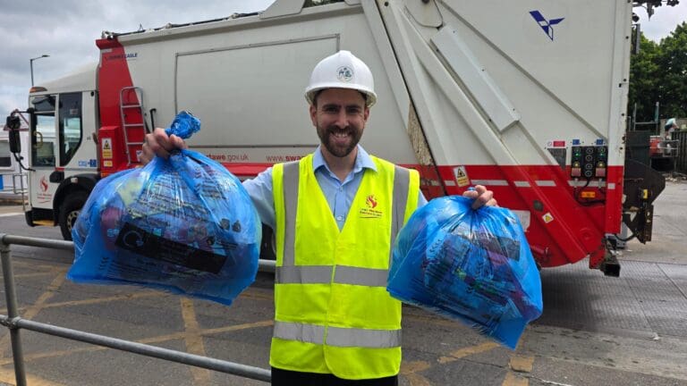 Soft plastic kerbside recycling trial in Swansea extended into 2026