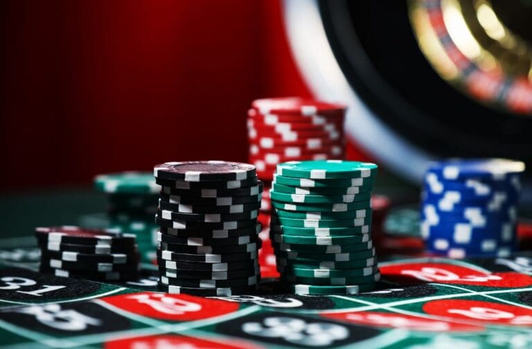 Streaming, Low Latency, and the Future of Live Dealer Gaming A casino table with cards and chips on it