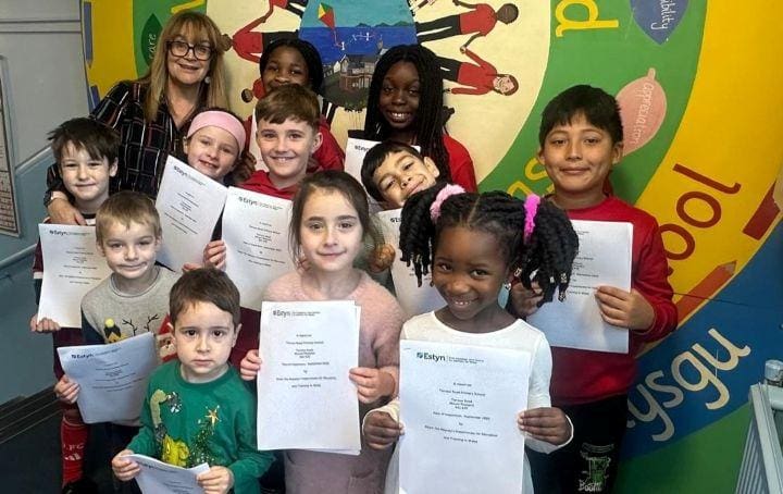 Estyn commends Terrace Road Primary for strong learning and wellbeing