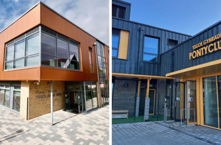 Two major new schools officially opened in Rhondda Cynon Taf