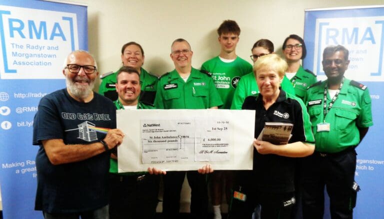 Radyr and Morganstown residents raise £6,000 for lifesaving charity
