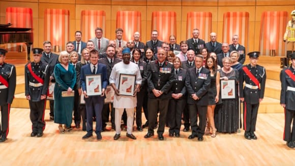 Firefighters and volunteers recognised at South Wales awards night