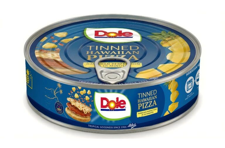 Tinned Hawaiian pizza unveiled in new Dole product launch