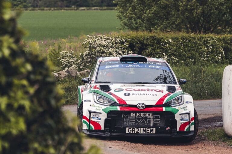Osian Pryce stays top of British Rally Championship despite Jim Clark setback