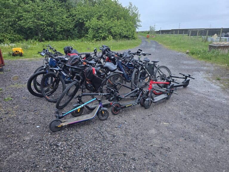 Over 600 illegal bikes and e-scooters seized in Cardiff since last summer