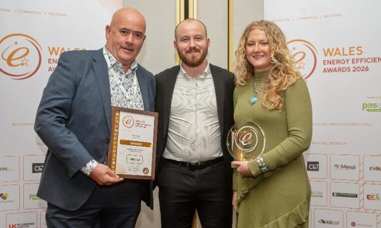 Caerphilly housing project wins top honour at Wales Energy Awards