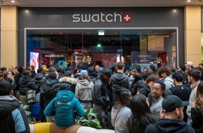 Swatch shuts Cardiff store after huge crowds queue overnight for new watch launch
