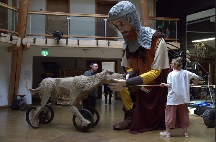 Giant puppet procession marks 850th anniversary of the first Eisteddfod