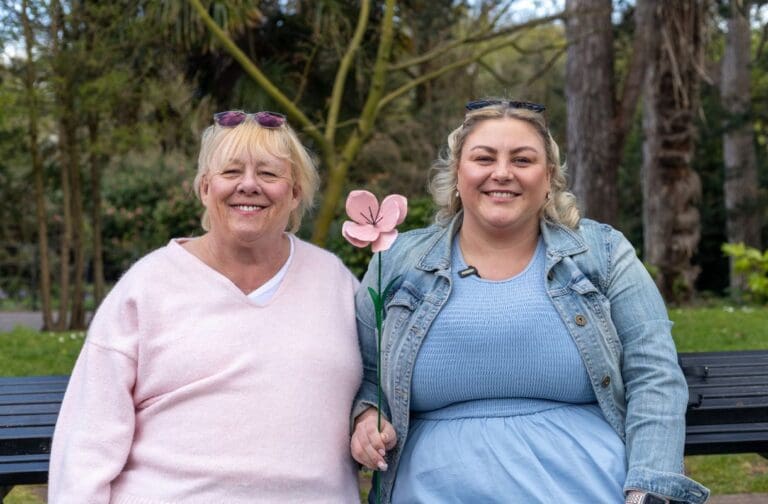 Family remembers ‘fun-loving’ father with special pink poppy at Cardiff Castle