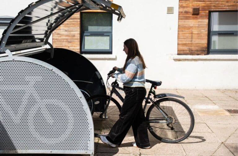 TfW installs 40 cycle hangars to boost cycling across Wales