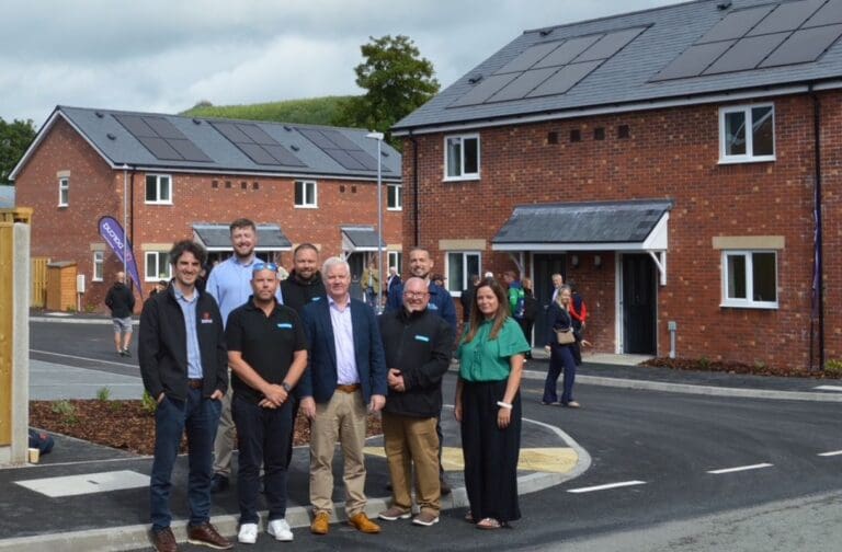 Barcud completes £2.5m affordable housing development in Llanidloes