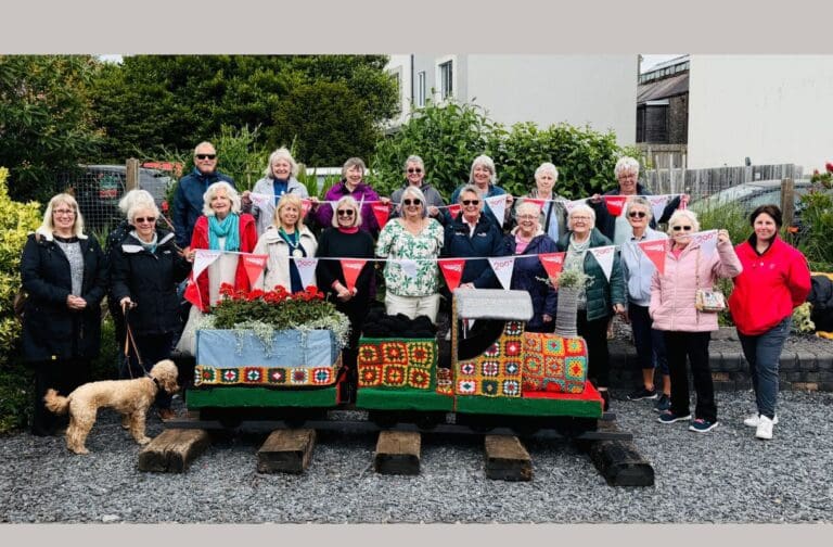 Criccieth groups come together to create unique railway-themed station displays