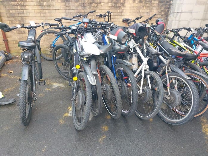 Police seize 29 illegal e-bikes in Swansea city centre crackdown