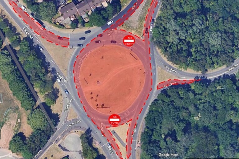 Overnight roadworks planned at Bassaleg roundabout in Newport