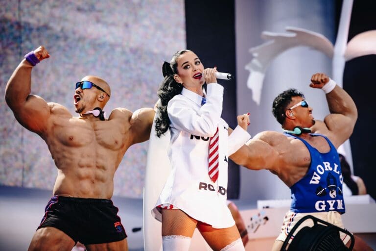 Katy Perry lights up Cardiff Castle with hit packed pop spectacular