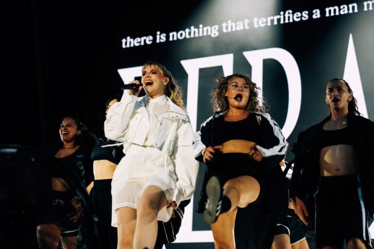 Self Esteem brings powerful headline show to Cardiff Castle