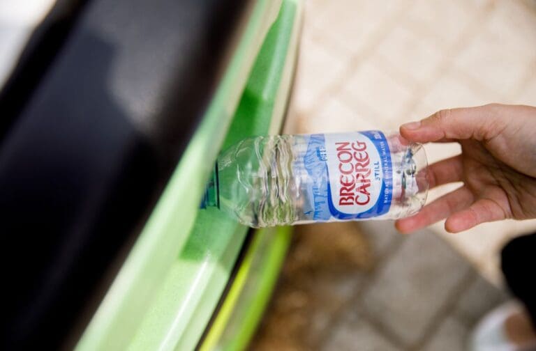 Empty water bottles from Welsh race to become athlete recovery equipment