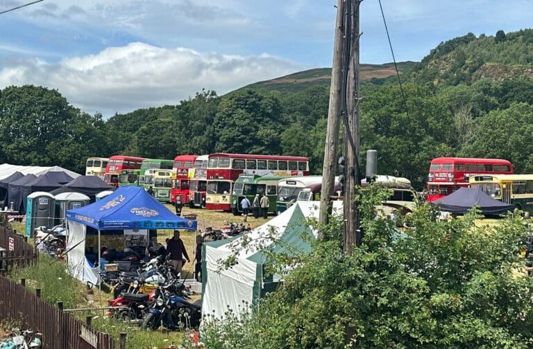 Nearly 400 classic vehicles star at record breaking Llangollen transport event