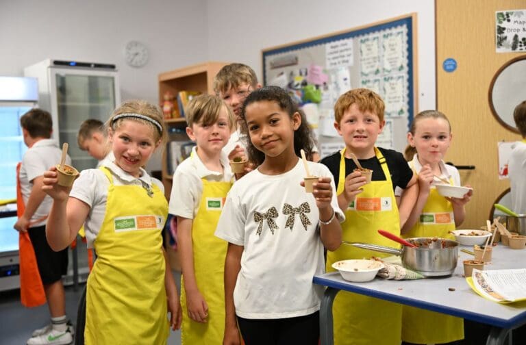 Bridgend pupils help shape new school menus ahead of autumn launch