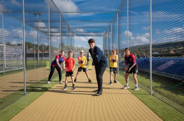 £5,000 donation helps transform training at Ruthin Cricket Club