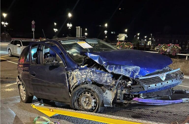 Driver arrested after police pursuit ends in Newport crash