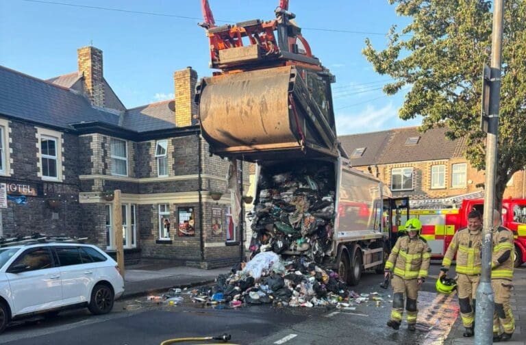 Second Cardiff bin lorry fire in two weeks sparks urgent battery disposal warning