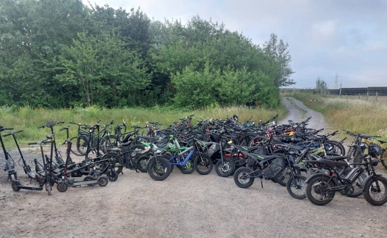 Police seize 68 illegal e-bikes and scooters in Cardiff crackdown
