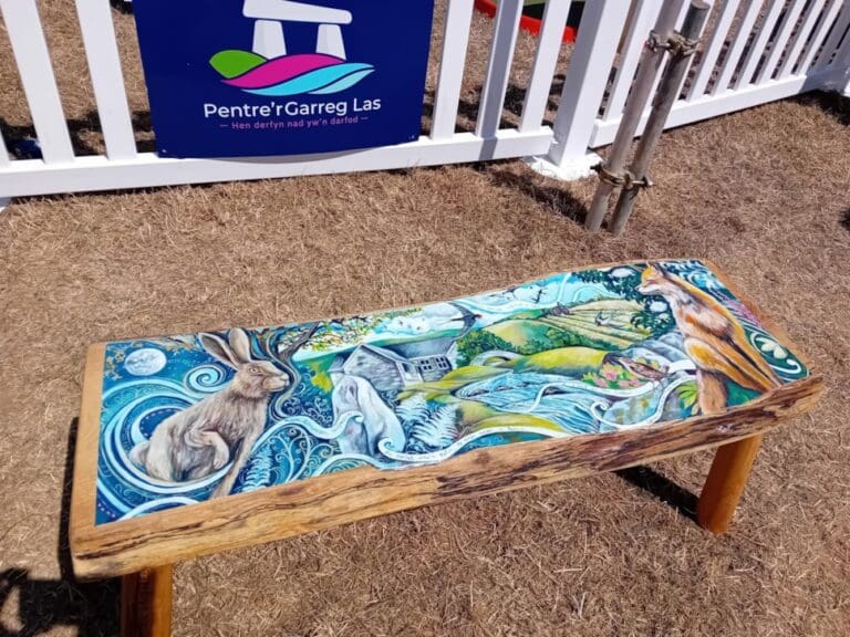 Community bench project celebrates West Wales heritage at National Eisteddfod