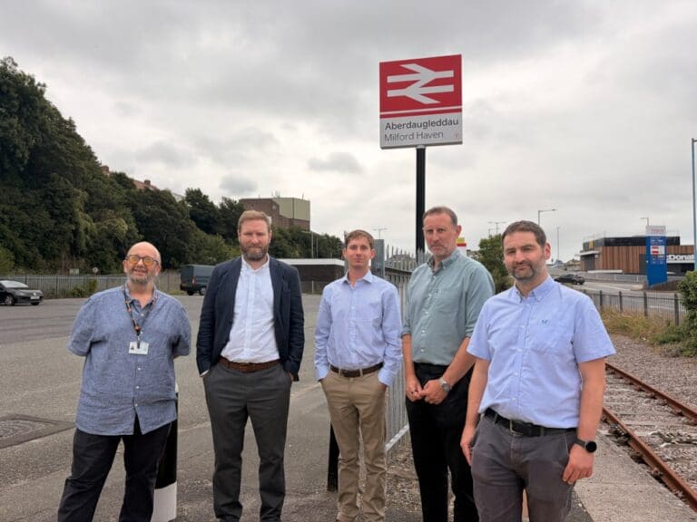 Work begins on Milford Haven’s new public transport interchange