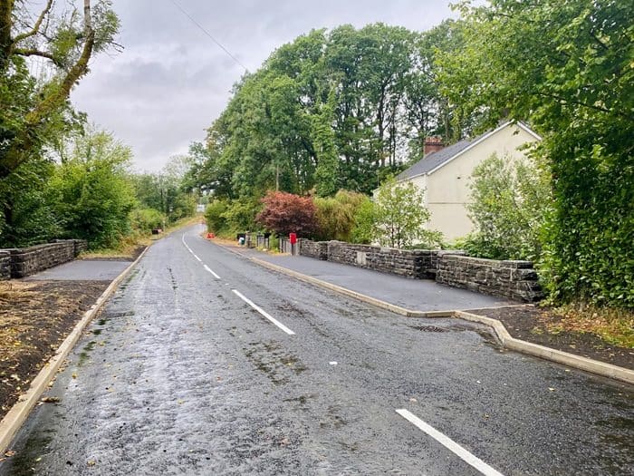 Road reopens after major bridge repairs completed in Rhondda Cynon Taf