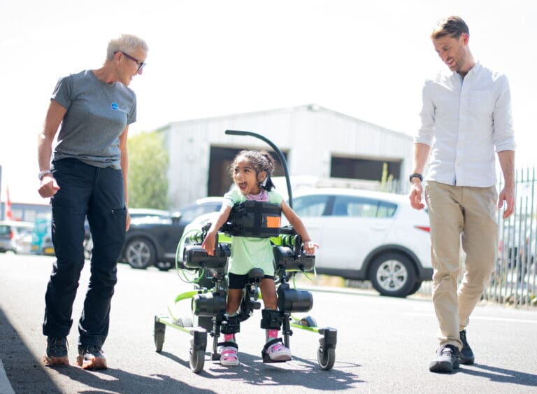 Robotic exoskeleton helping children walk launches in Wales