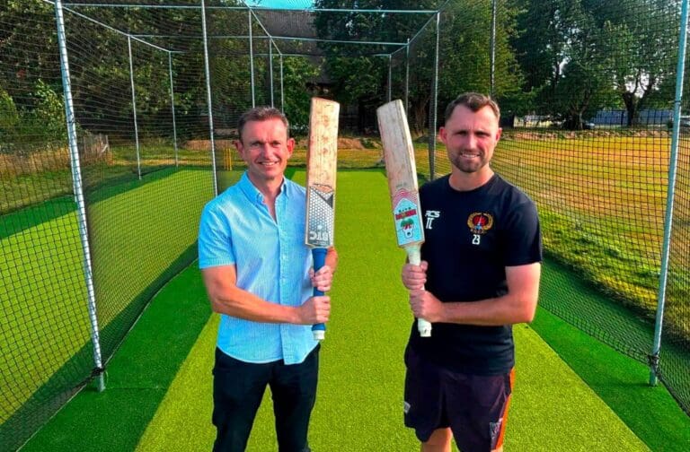 Cardiff estate agent helps transform training facilities at local cricket club