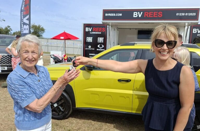 £2 raffle ticket wins Eisteddfod visitor a brand-new car