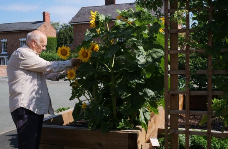 Community garden gives Welshpool resident a new sense of purpose