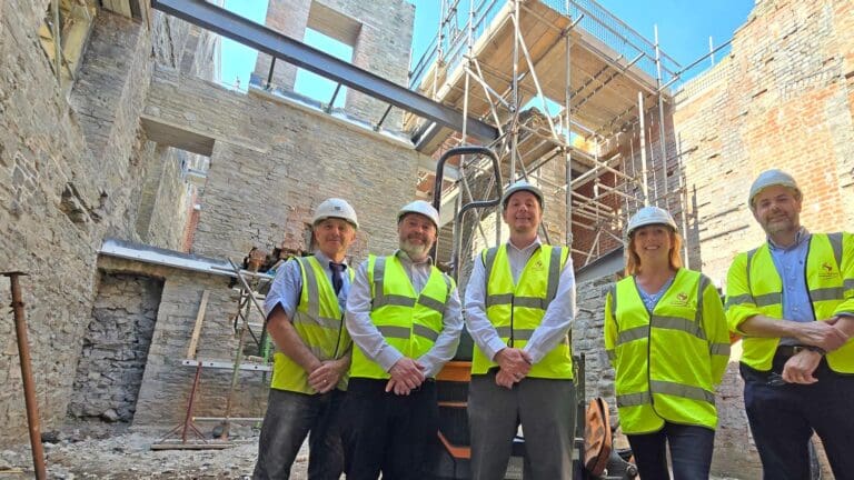 Historic Hafod Morfa Copperworks building reaches new restoration milestone
