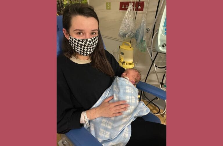 Mum to run Cardiff Half after air ambulance saved her newborn son