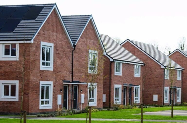 Sixteen energy-efficient council homes completed at Parc Pendre in Kidwelly