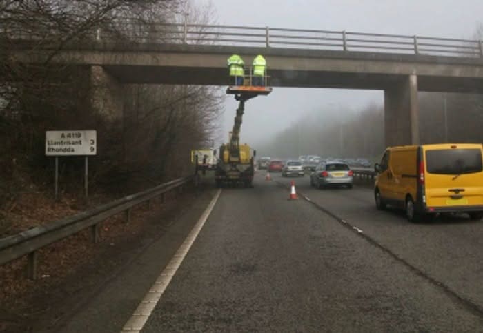 Five days of lane closures planned on A4119 near M4 junction