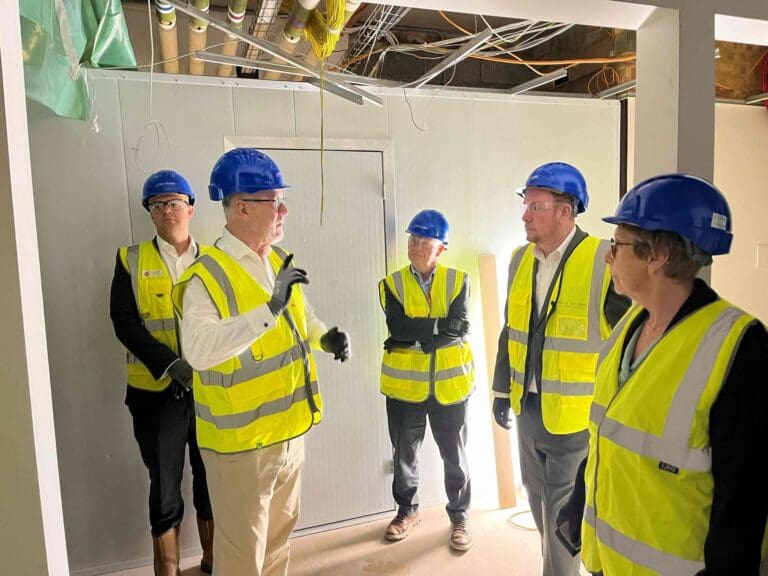 £15m cancer scanning centre taking shape at Swansea hospital