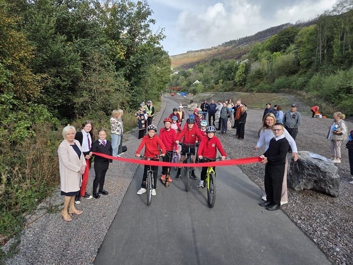 New 10km walking and cycling route opens in the Rhondda