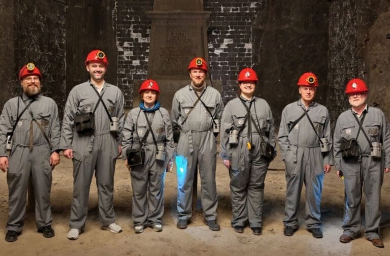 Welsh university helping Ukraine rebuild its energy infrastructure Project partners during a salt mine visit supporting plans for a geothermal plant