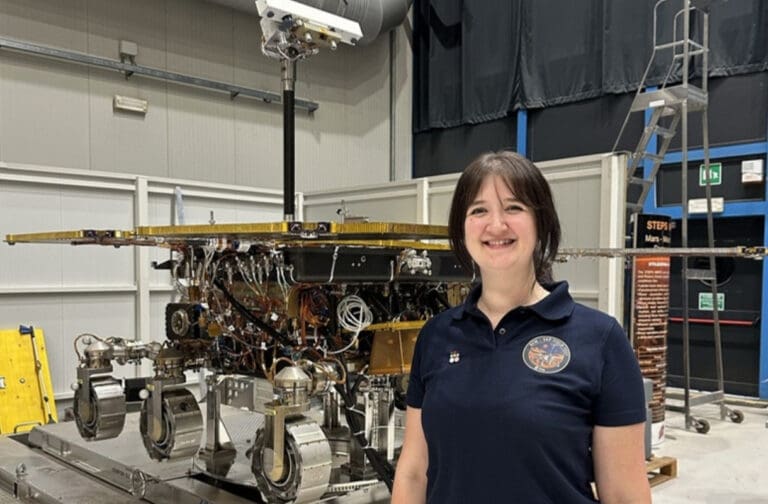 Welsh technology put to the test ahead of mission to Mars Dr Helen Miles at the Rover Operations Control Centre in Turin