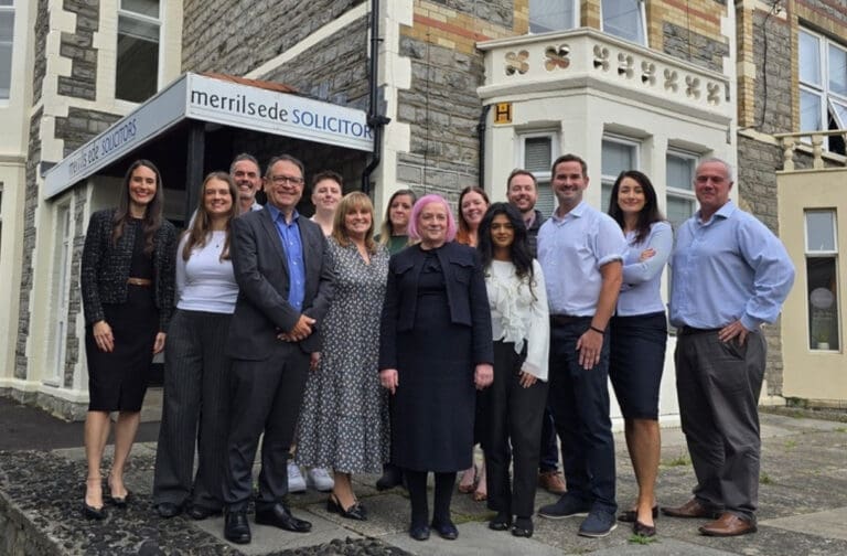 Harding Evans expands into Vale of Glamorgan with law firm acquisition The Merrils Ede and Harding Evans teams outside the Merrils Ede office on Herbert Terrace, Penarth